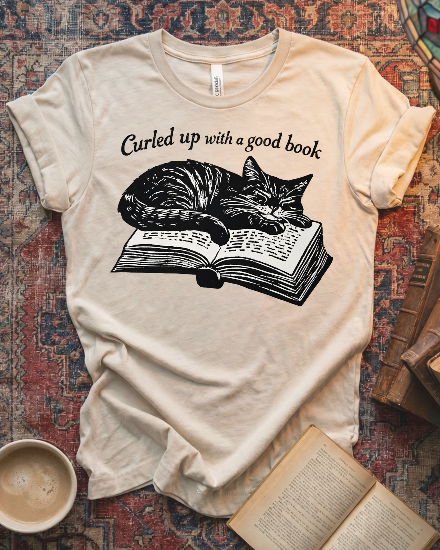 Power Of God And Local Library Cat T-shirt