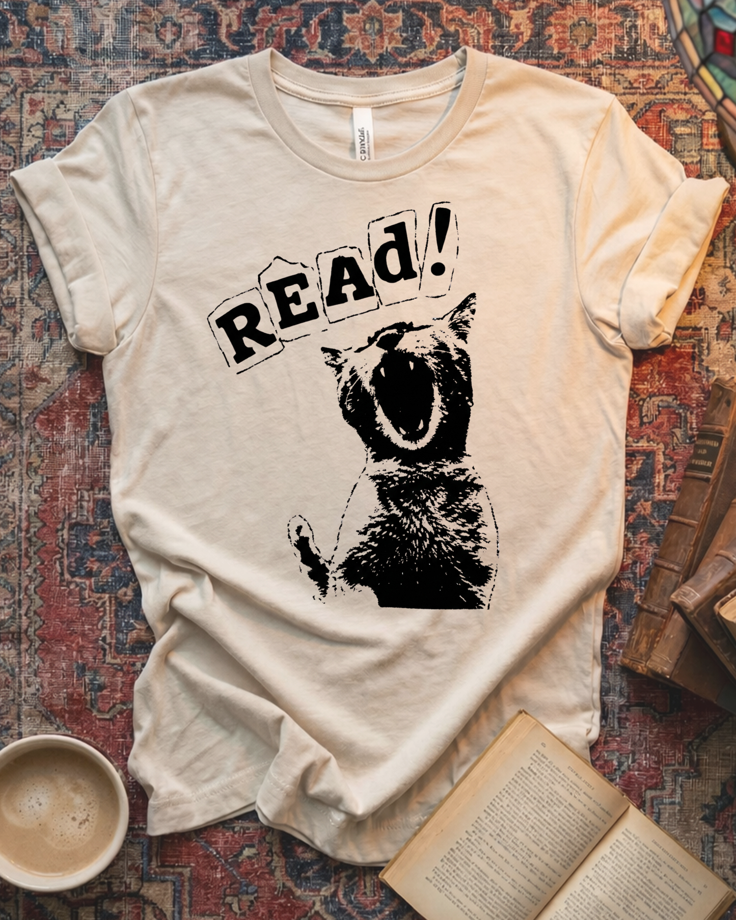 Power Of God And Local Library Cat T-shirt