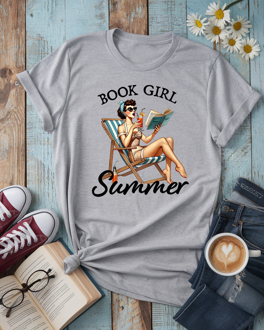 Book Girl Summer Tee