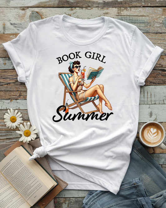 Book Girl Summer Tee