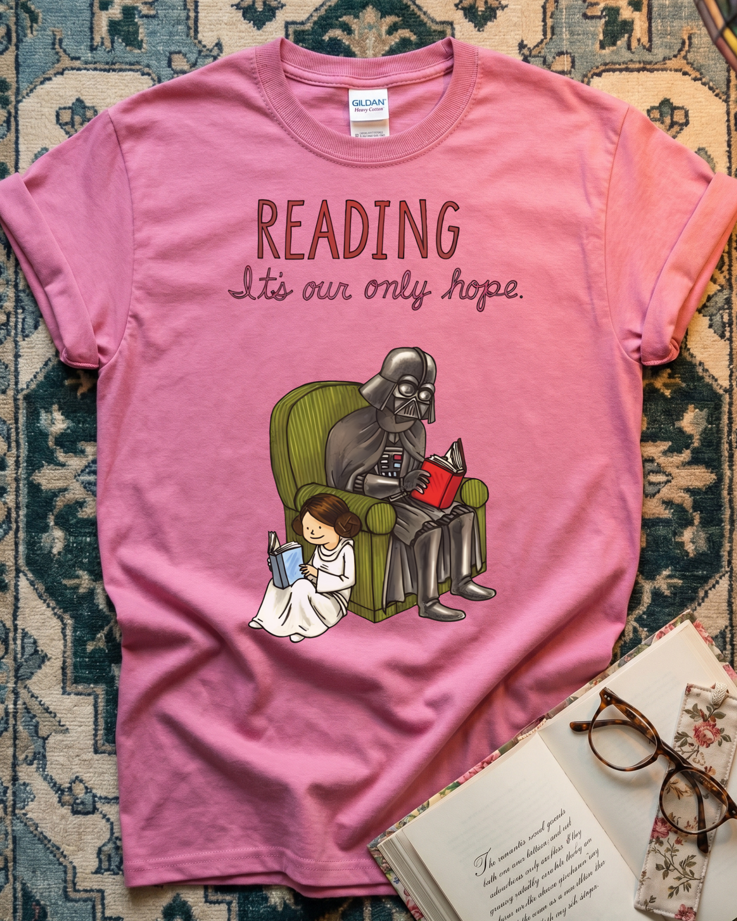 Only Hope Sci-Fi Reading T-shirt