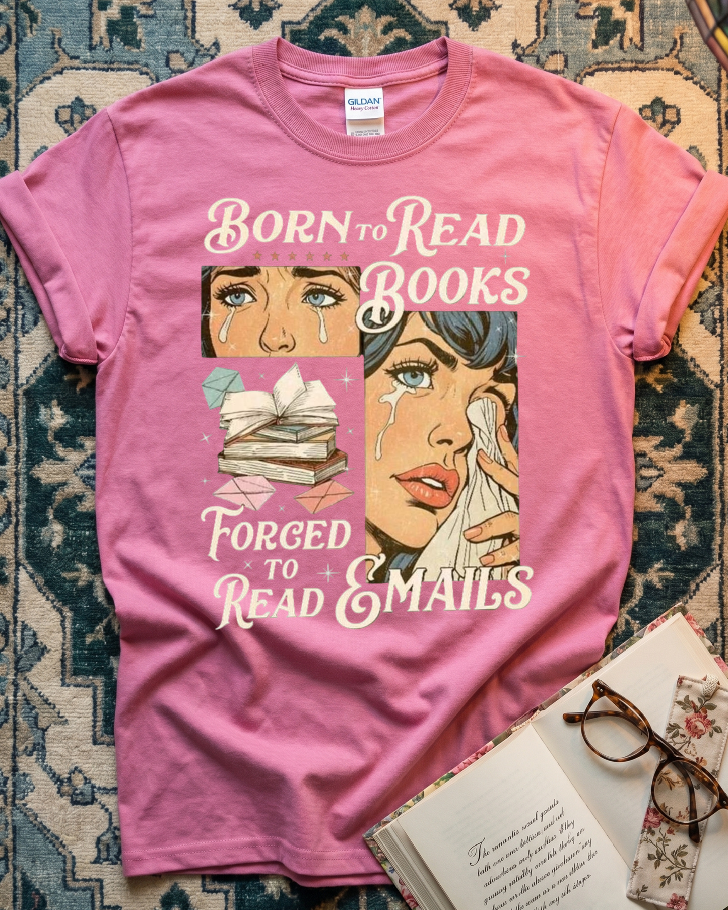 Born To Read Books T-shirt