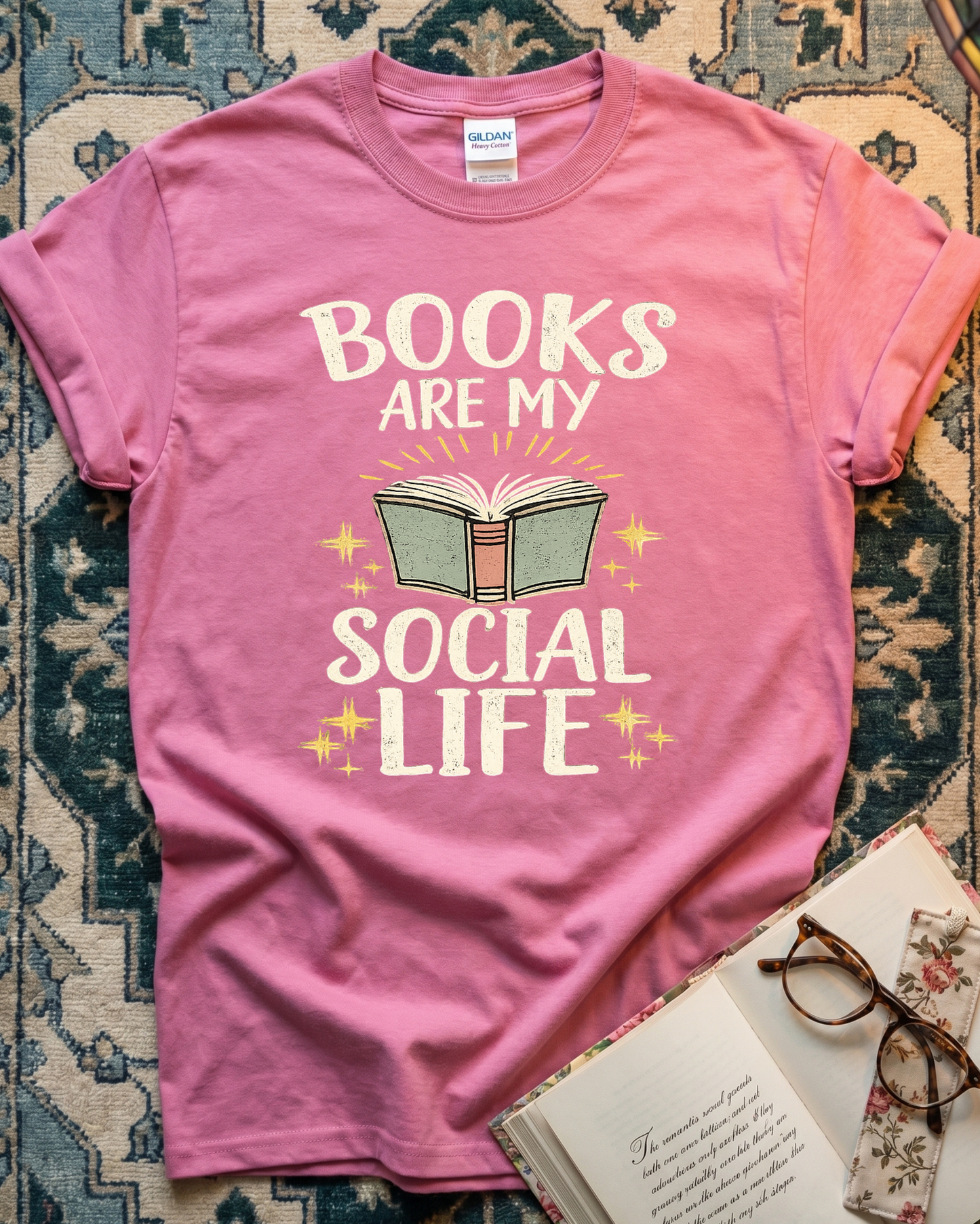 Books My Social Life T-shirt