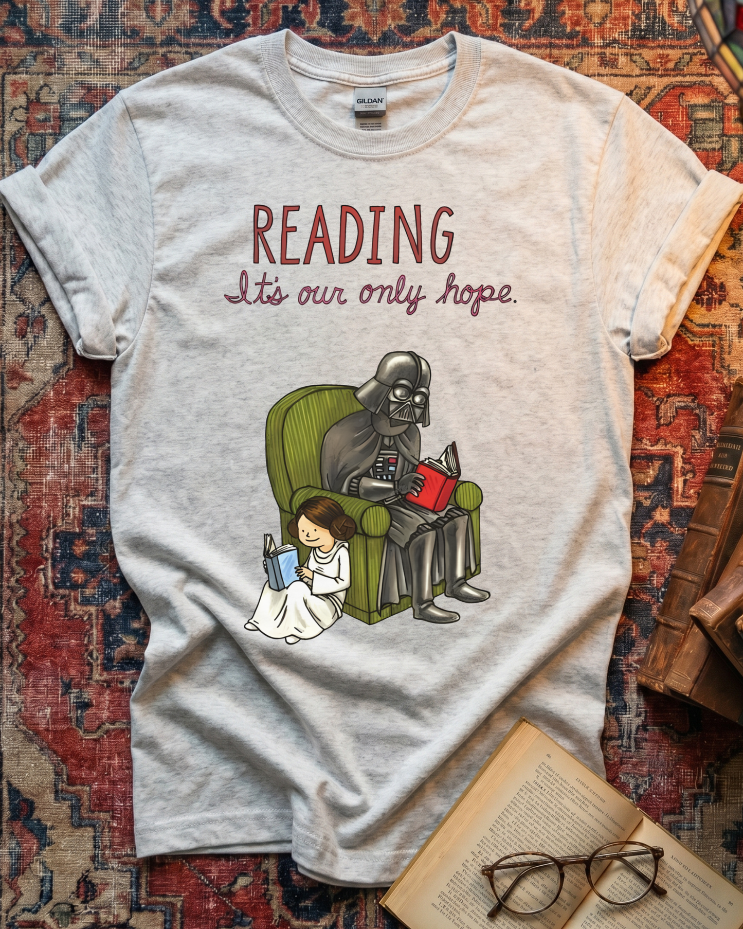 Only Hope Sci-Fi Reading T-shirt
