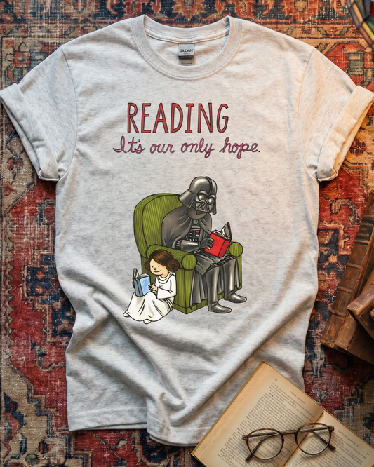 Only Hope Sci-Fi Reading T-shirt