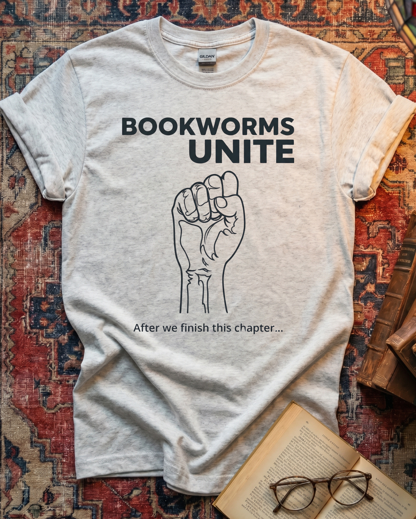 Bookworms Unite Finish This Chapter T-shirt