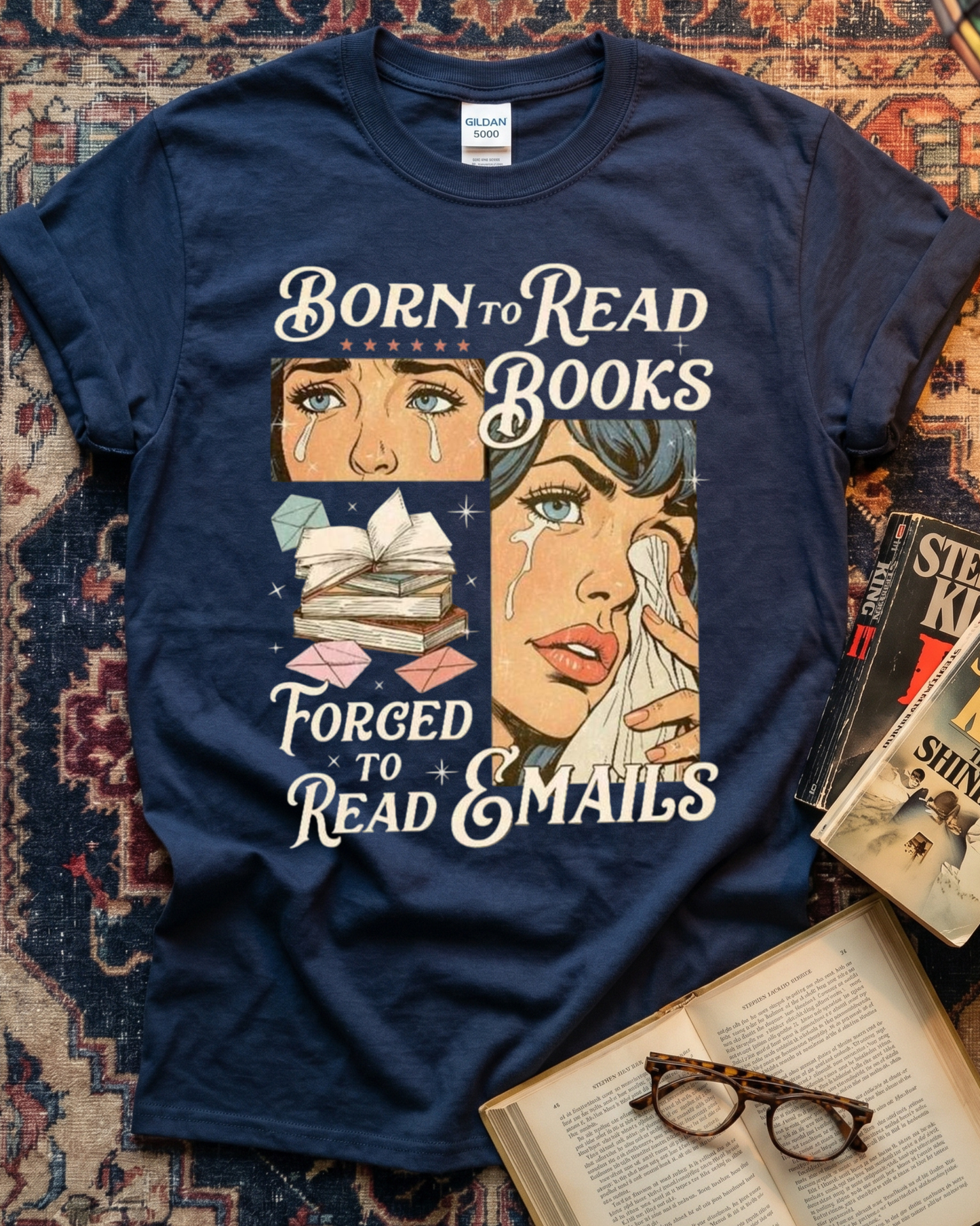 Born To Read Books T-shirt