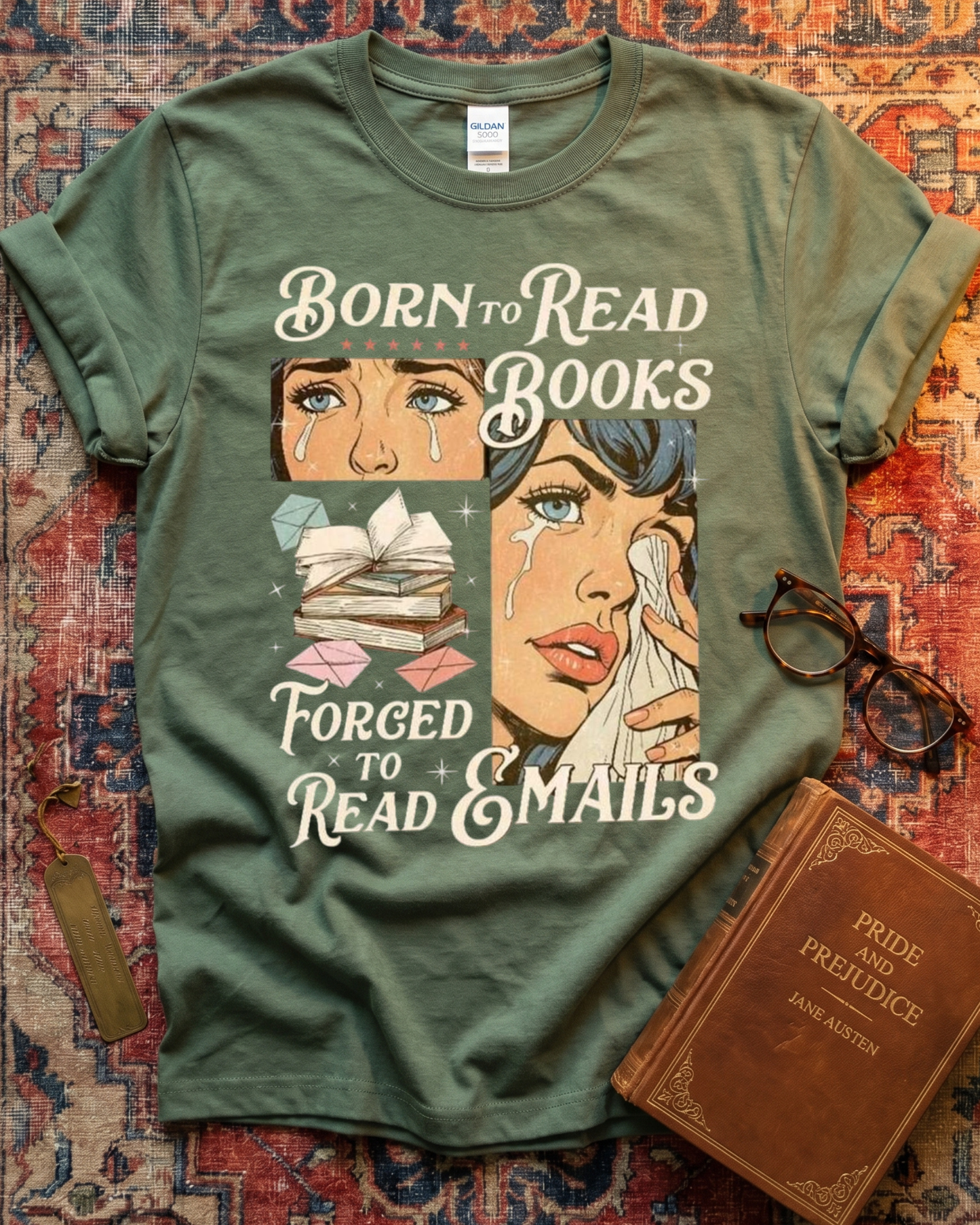 Born To Read Books T-shirt
