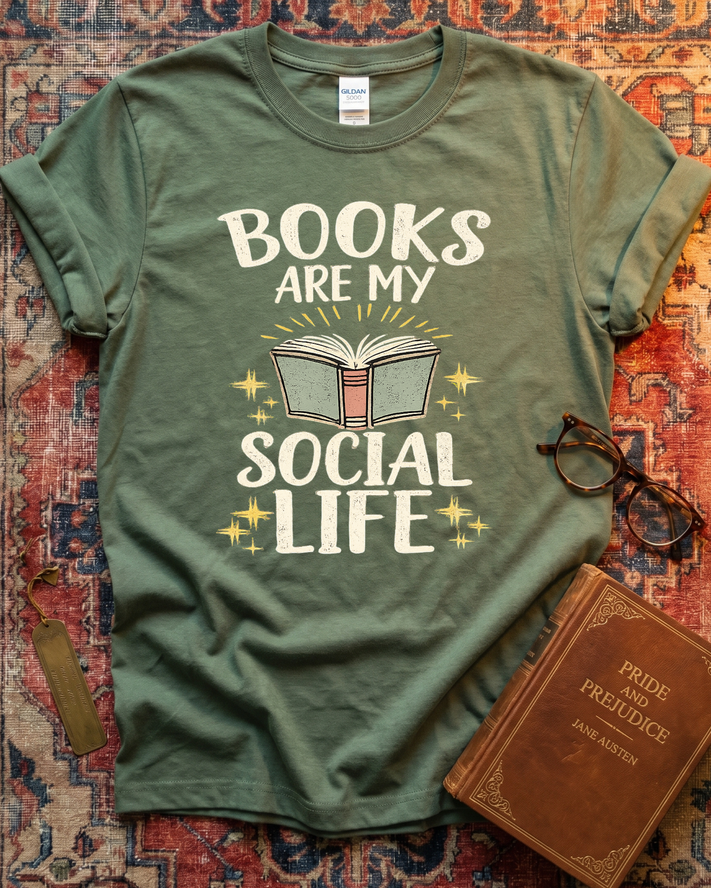 Books My Social Life T-shirt