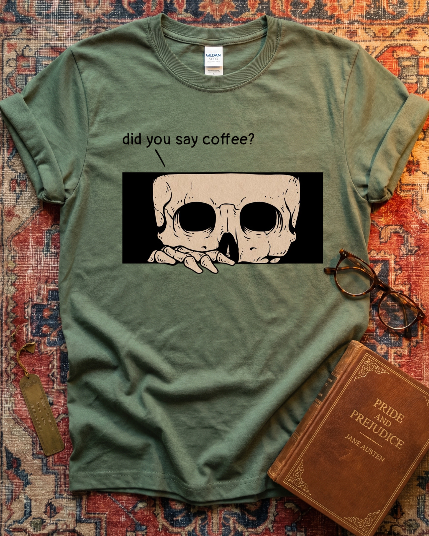 Did You Say Coffee Skull T-shirt