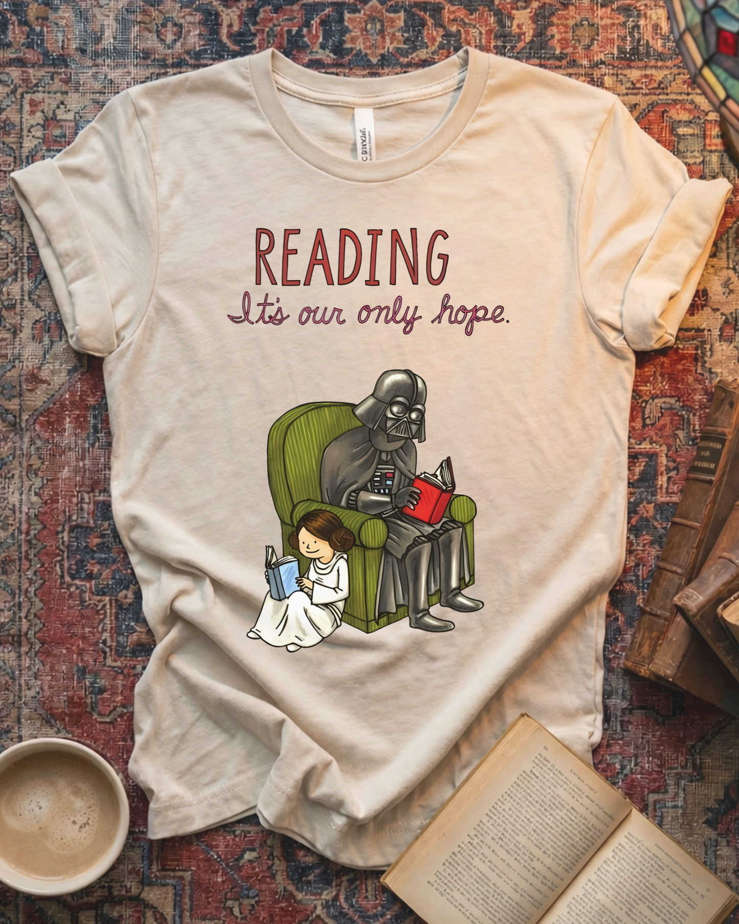 Only Hope Sci-Fi Reading T-shirt