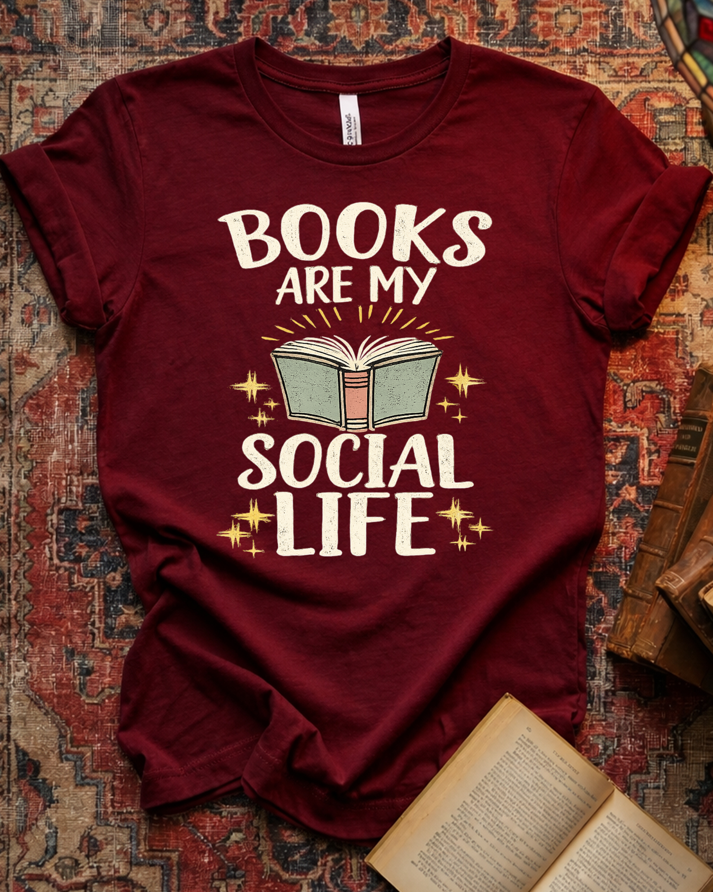Books My Social Life T-shirt