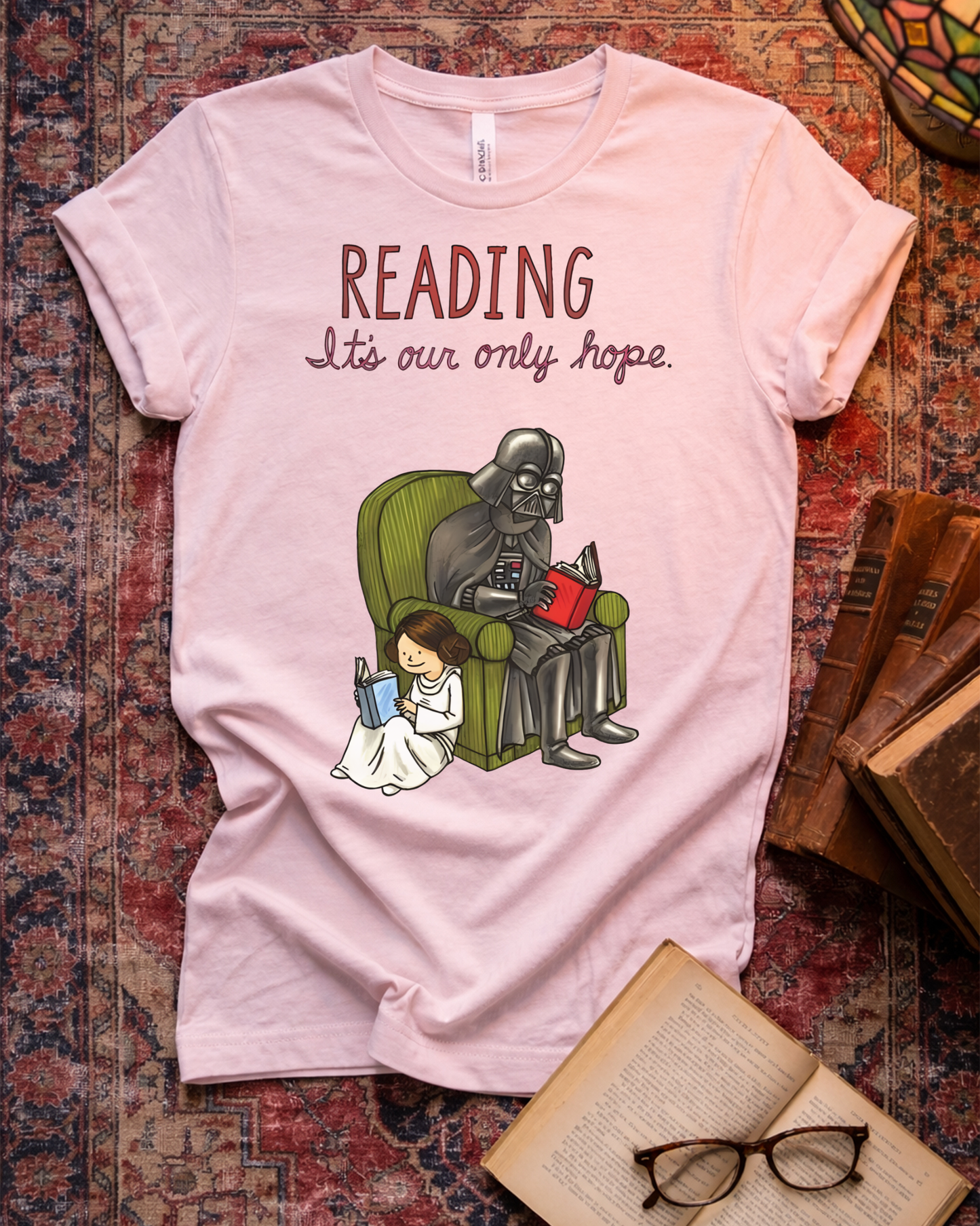 Only Hope Sci-Fi Reading T-shirt