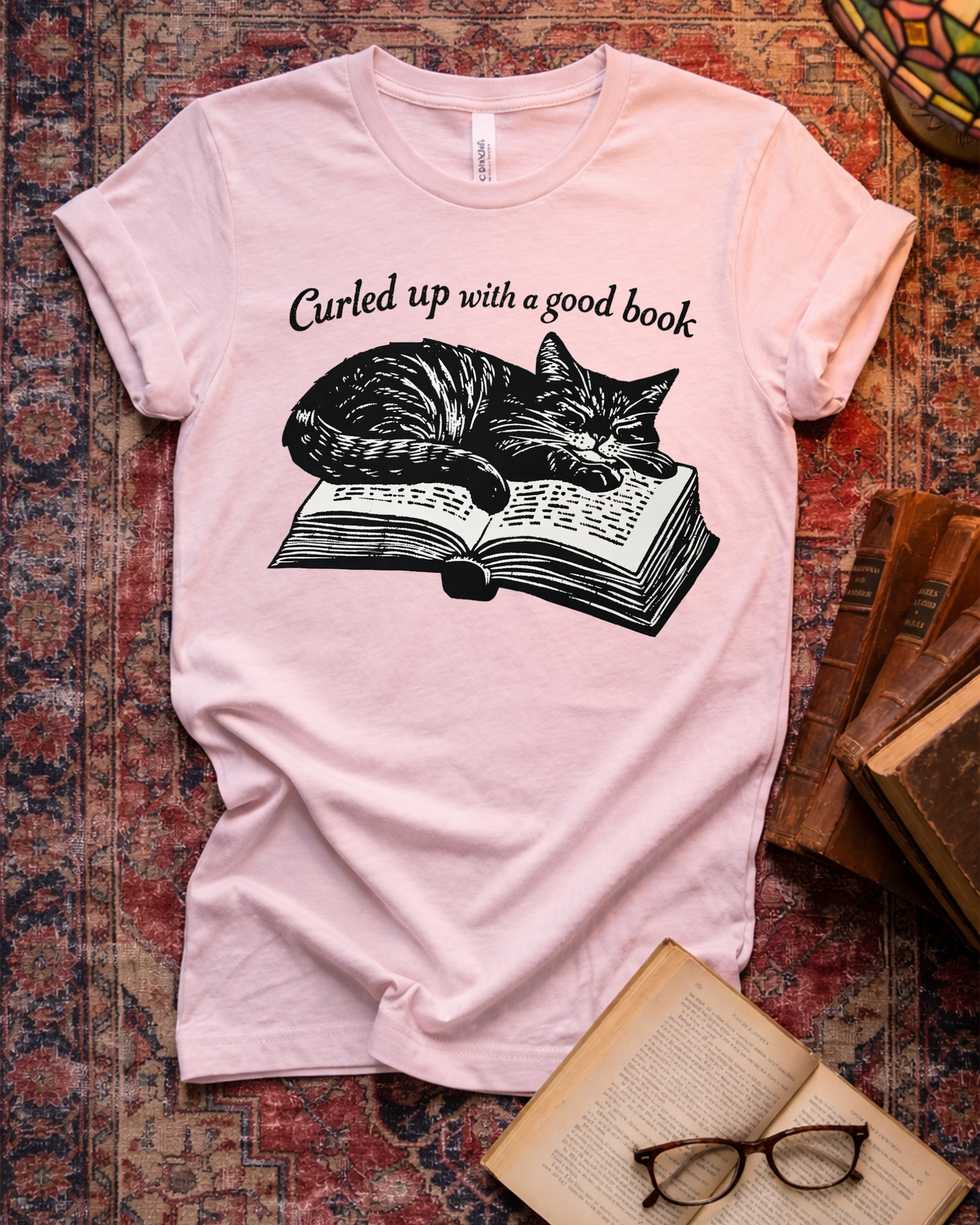 Power Of God And Local Library Cat T-shirt