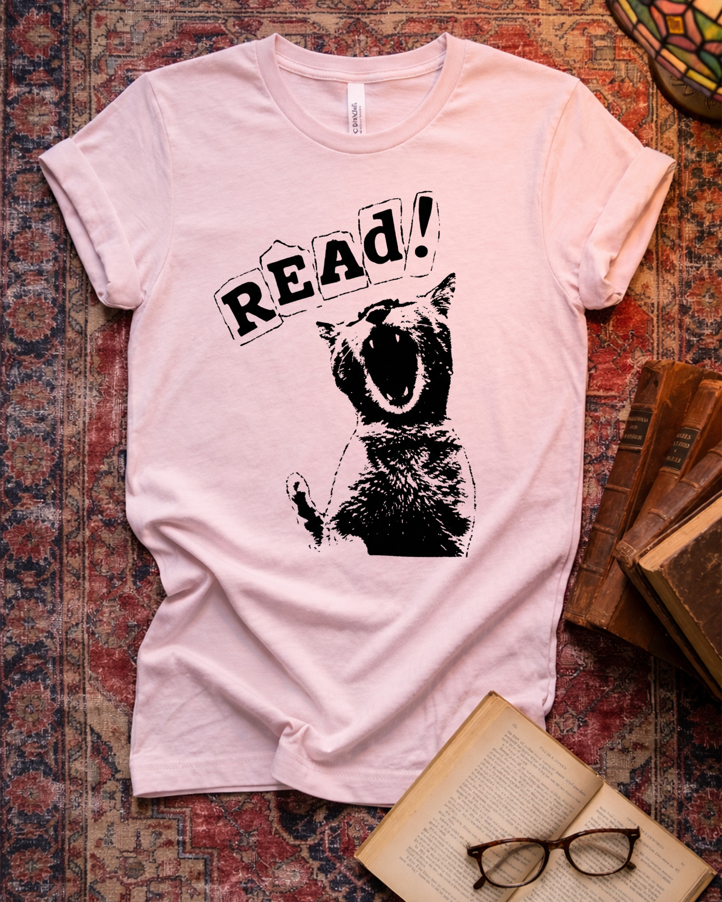 Power Of God And Local Library Cat T-shirt