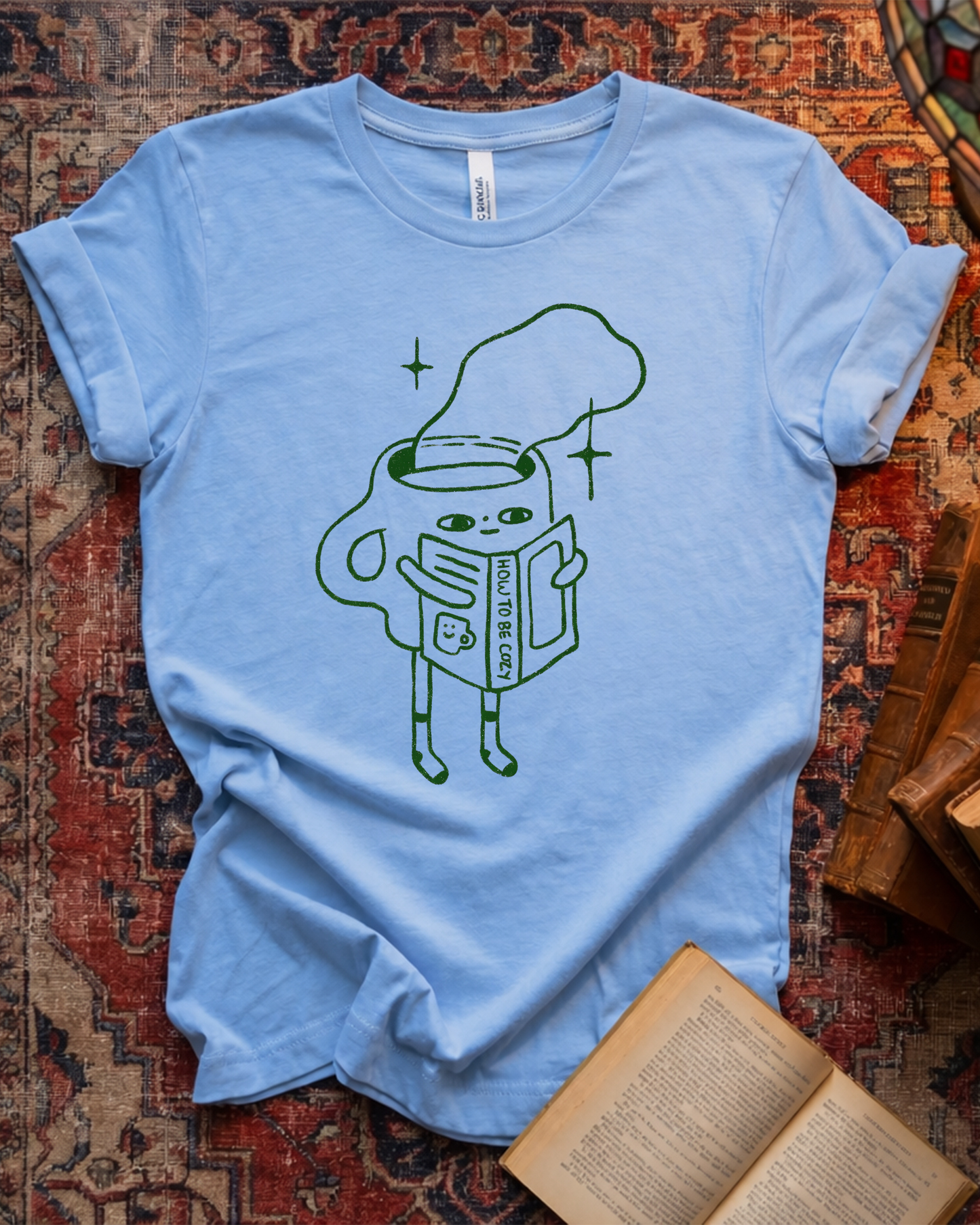 How To Be Cozy Mug Reading T-shirt