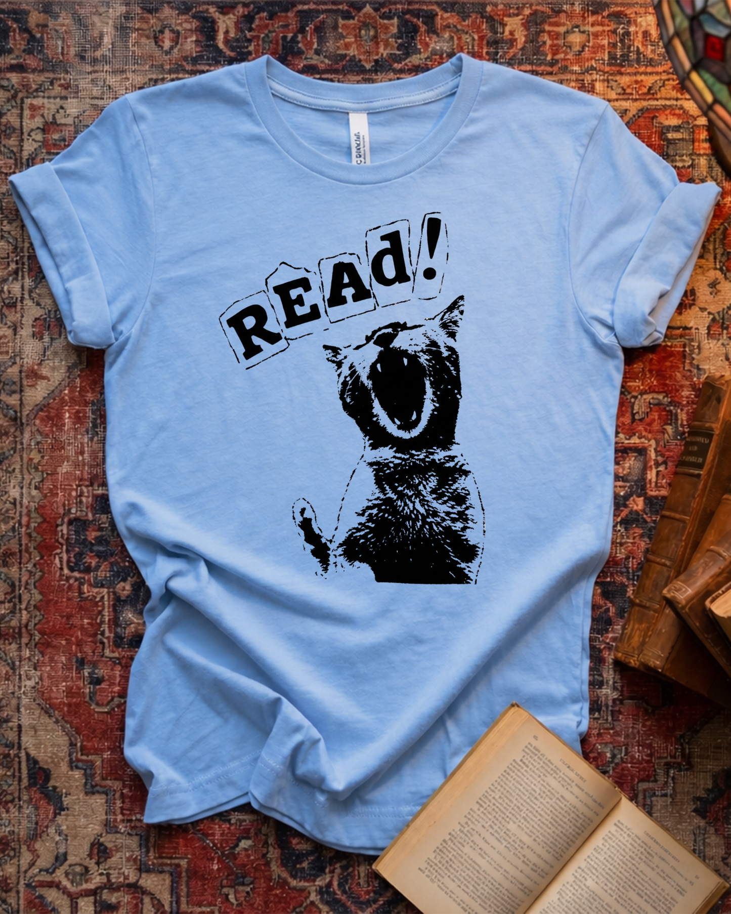 Power Of God And Local Library Cat T-shirt