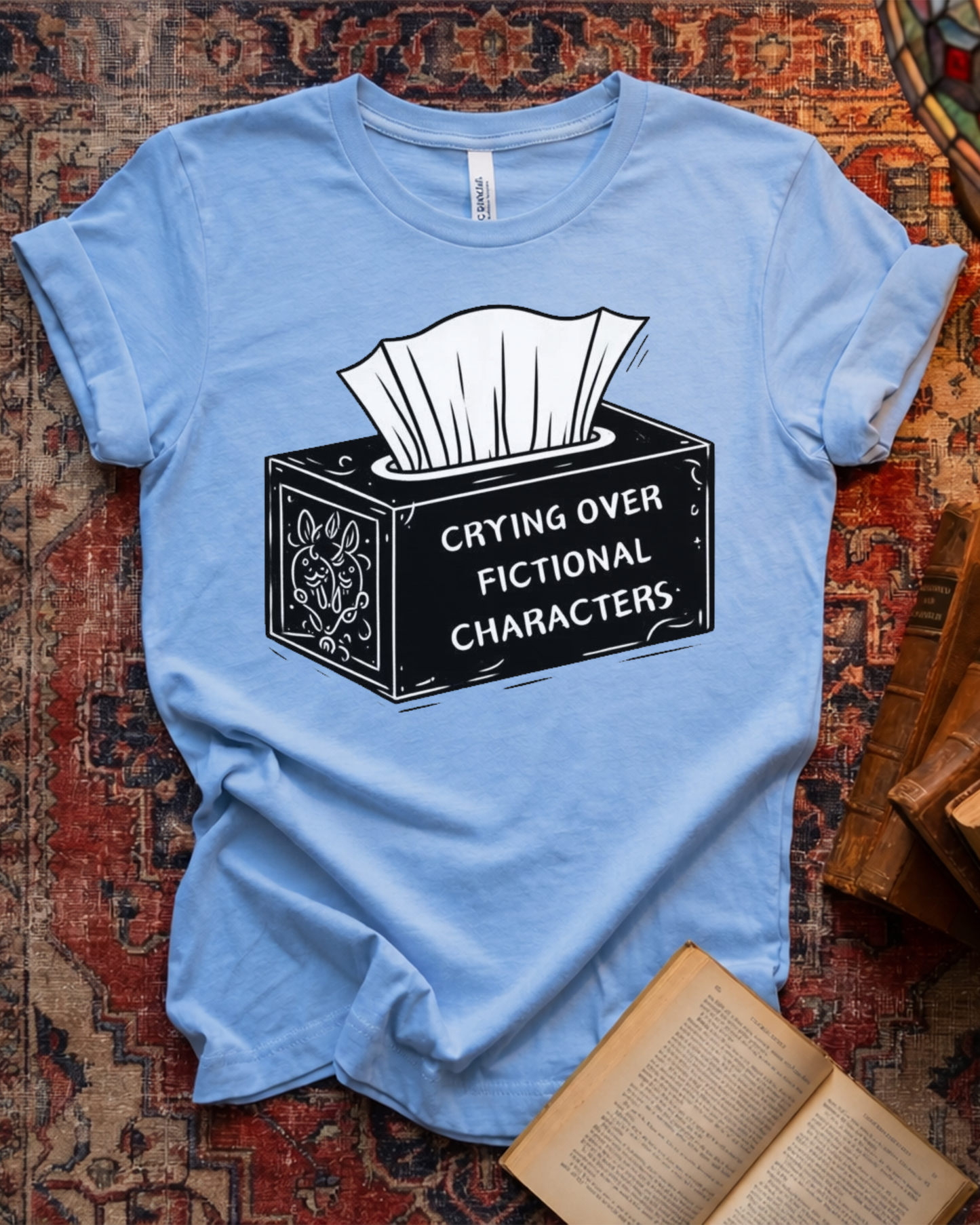 Crying Over Fictional Characters T-shirt
