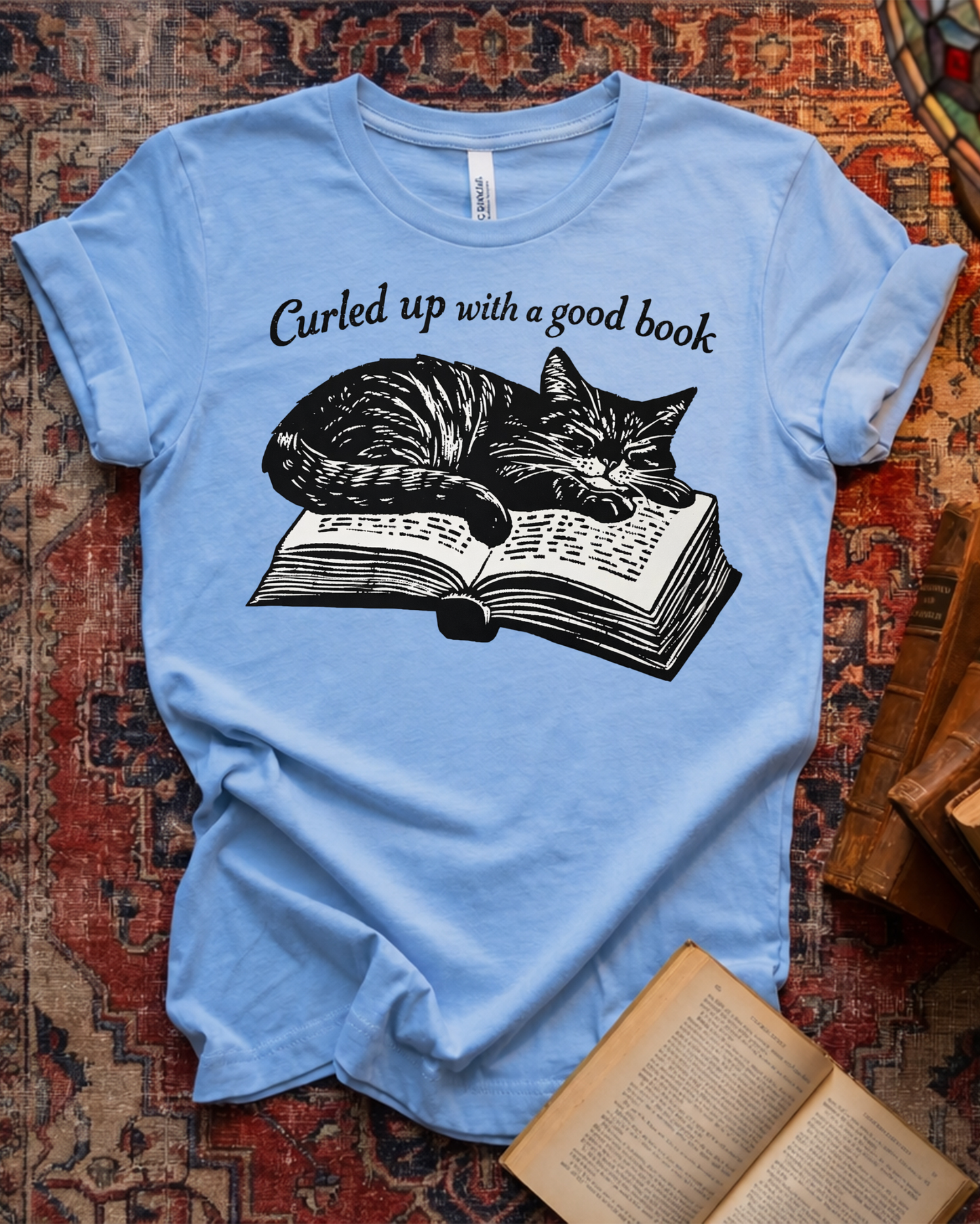Power Of God And Local Library Cat T-shirt