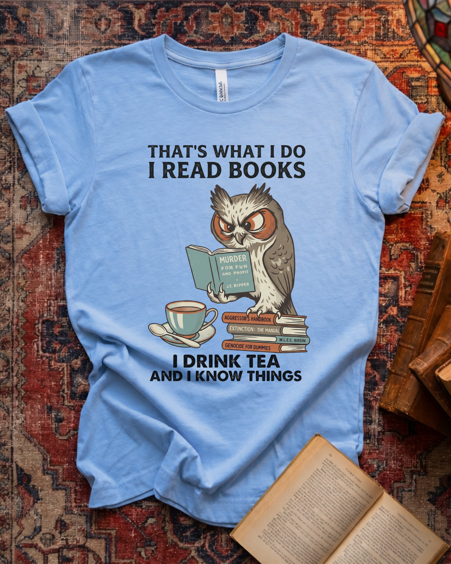 I Read Books Know Things T-shirt