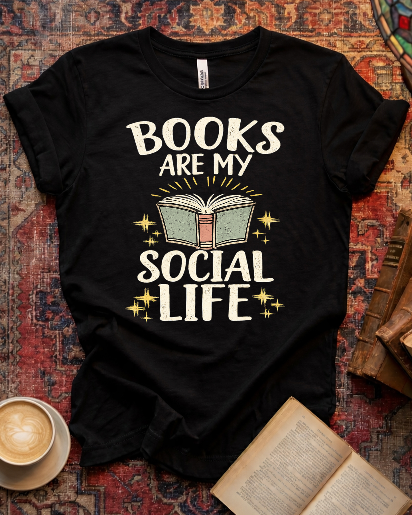 Books My Social Life T-shirt