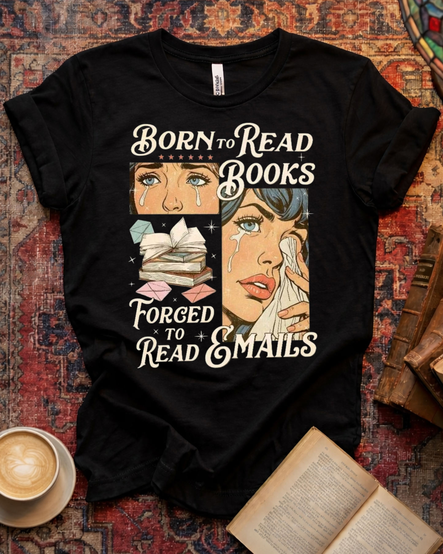 Born To Read Books T-shirt