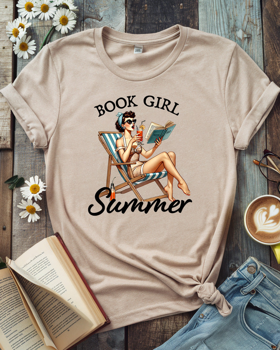 Book Girl Summer Tee