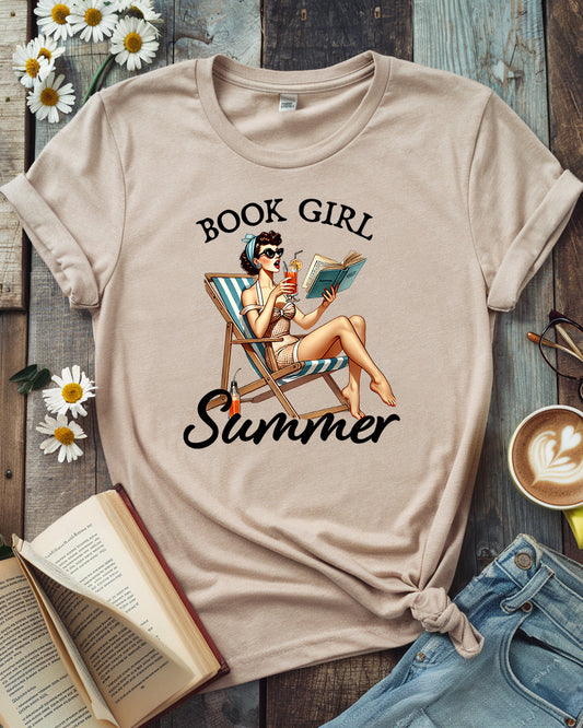 Book Girl Summer Tee