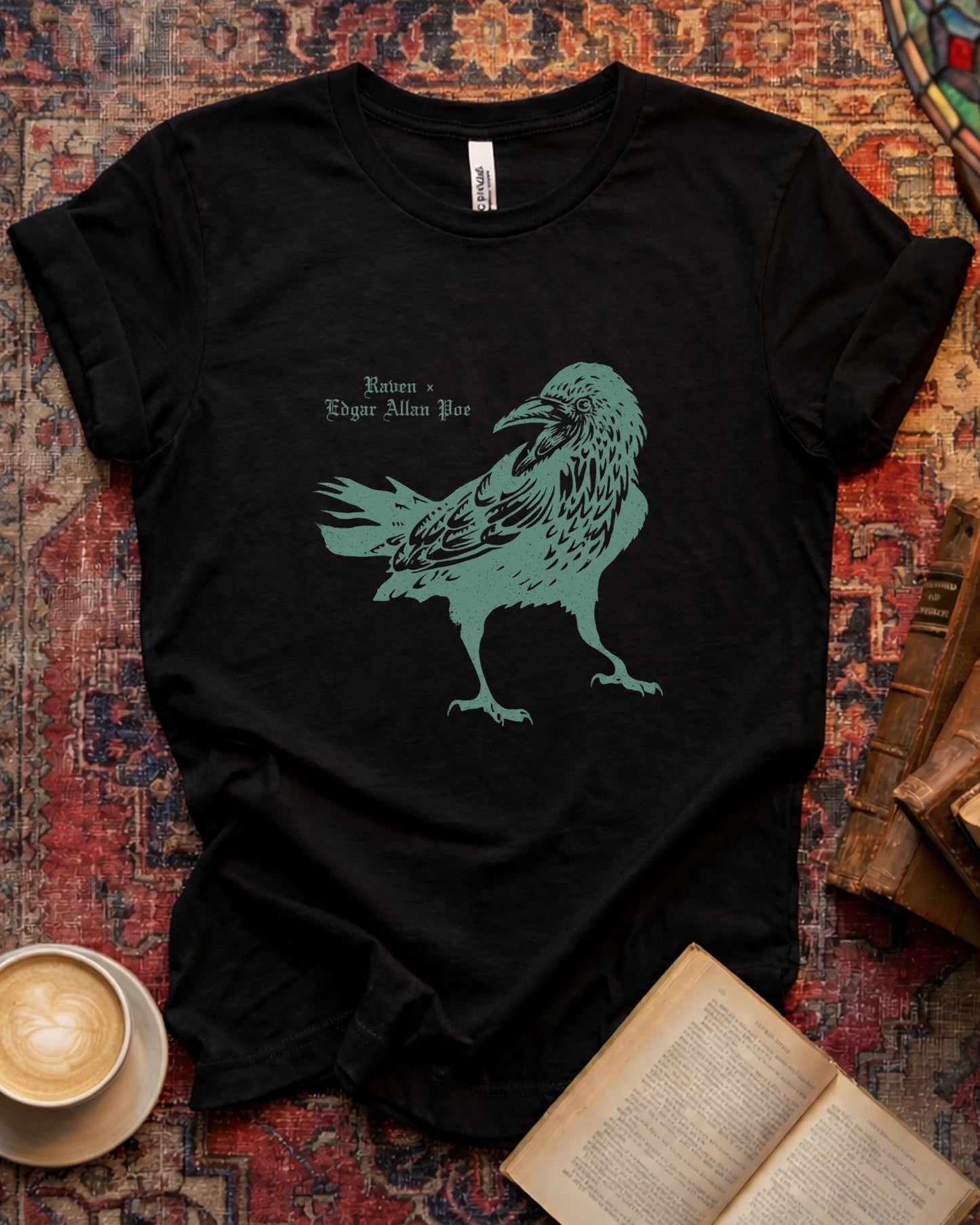 Edgar Allan Poe Raven T-shirt
