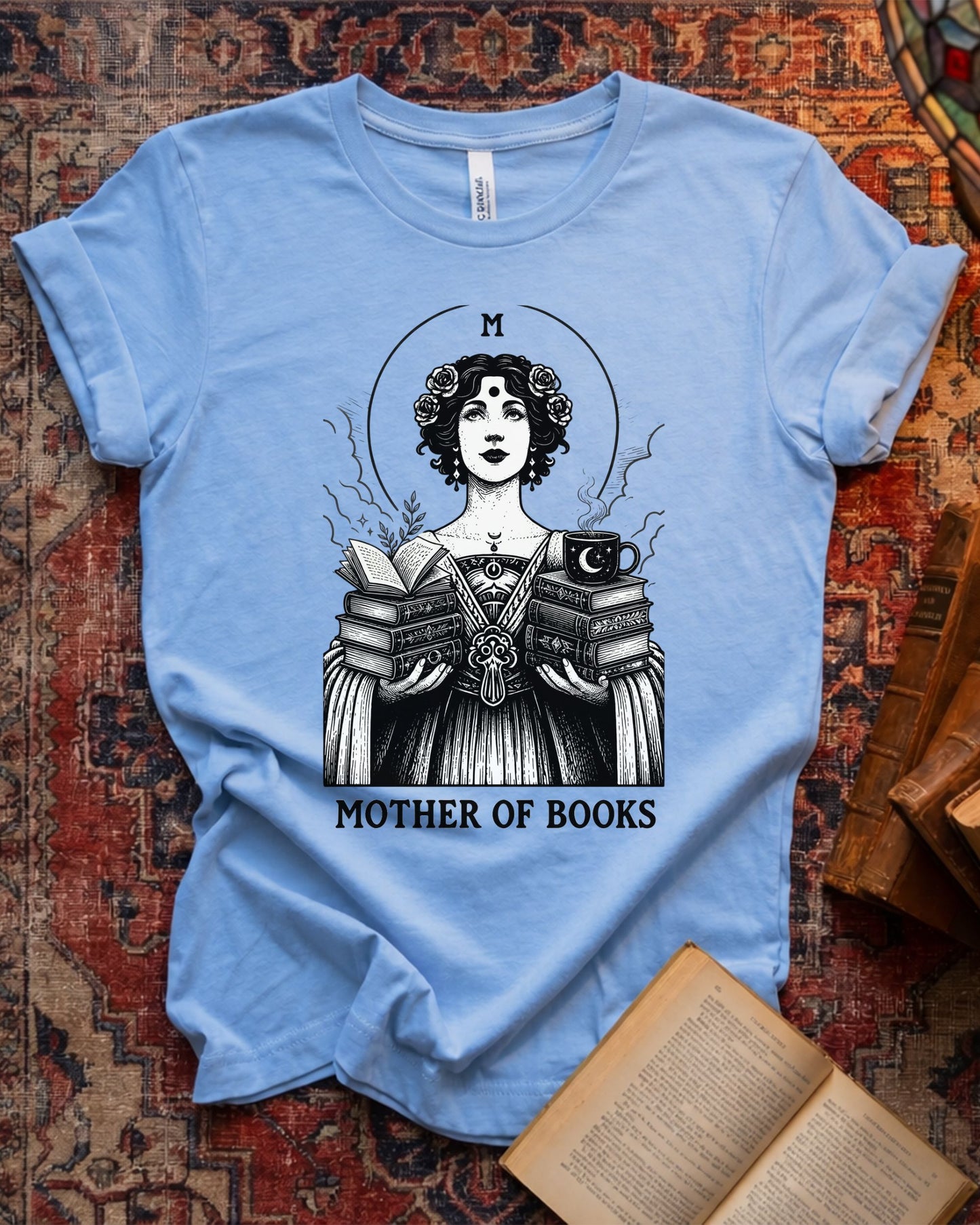 Mother Of Books Reading T-shirt