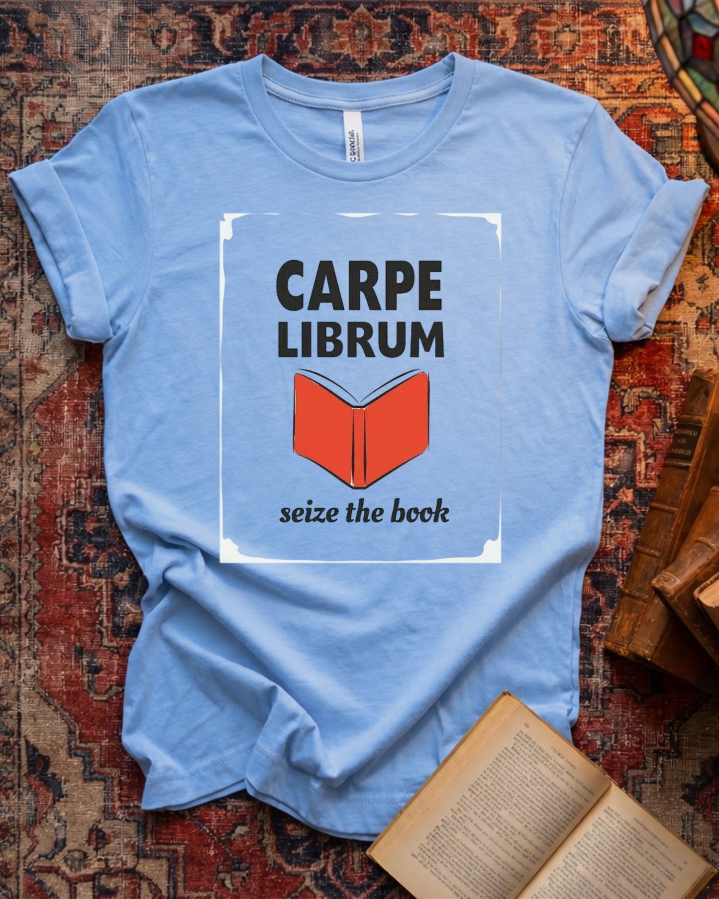 Carpe Librum Seize Reading T-shirt