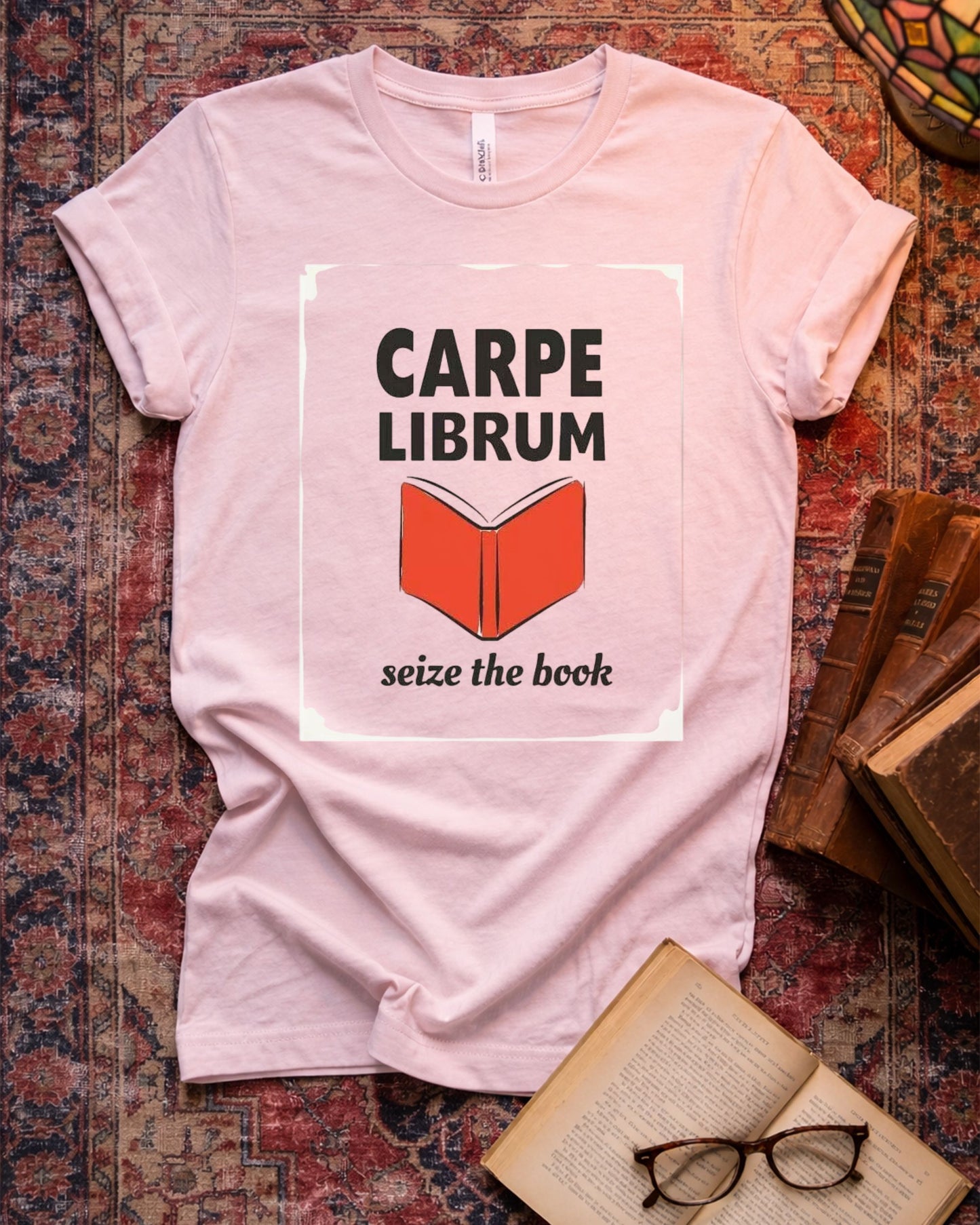 Carpe Librum Seize Reading T-shirt