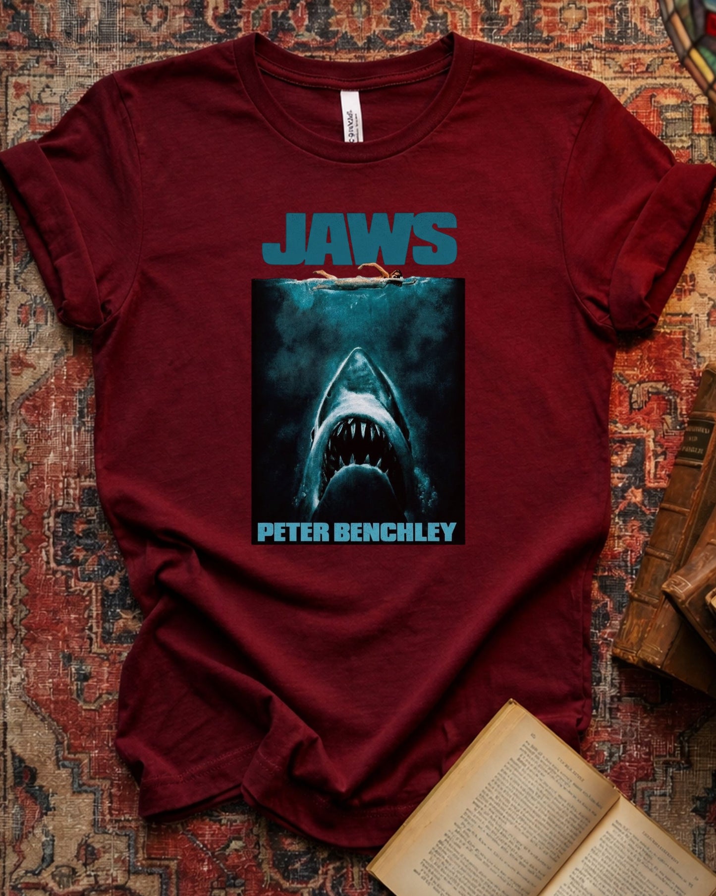 Peter Benchley Jaws Book T-shirt