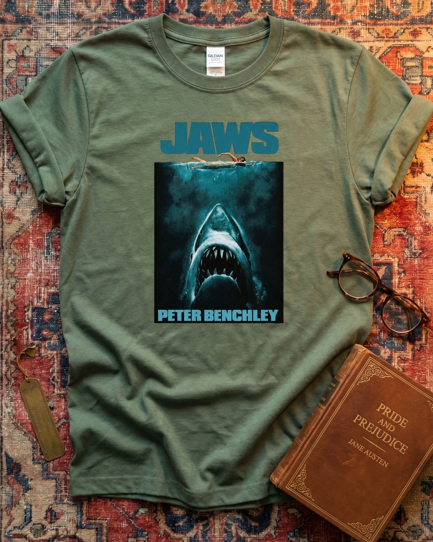 Peter Benchley Jaws Book T-shirt