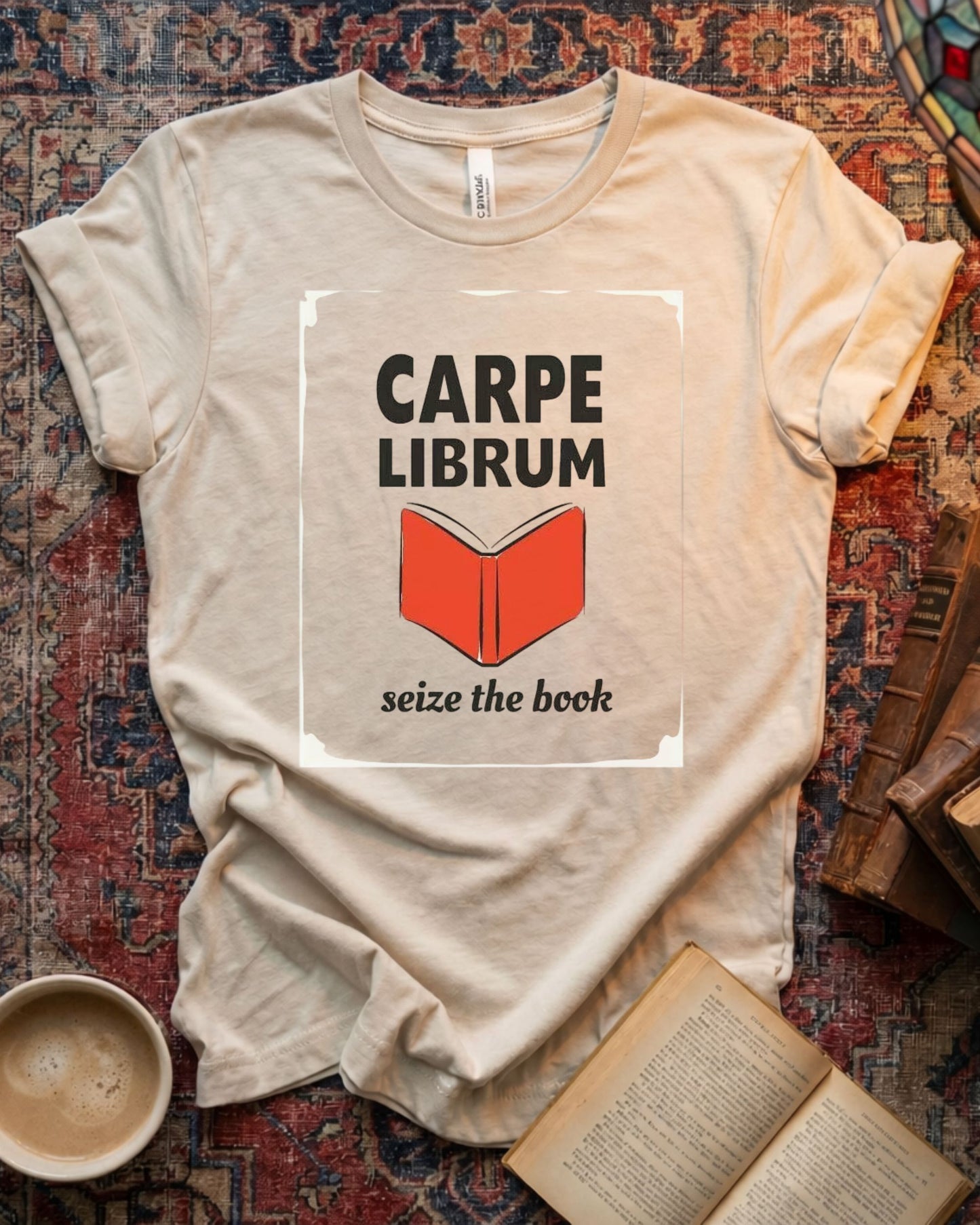 Carpe Librum Seize Reading T-shirt