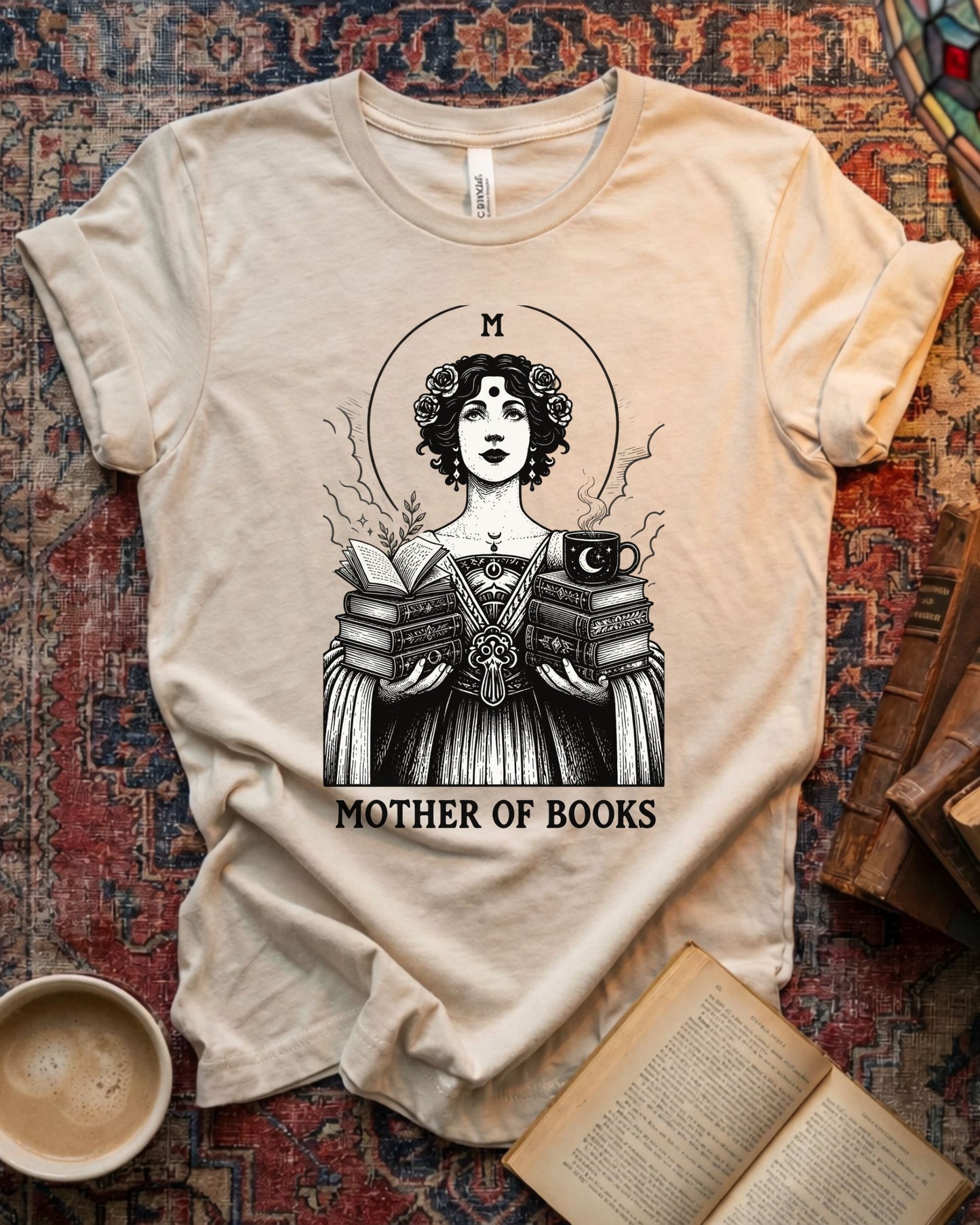 Mother Of Books Reading T-shirt