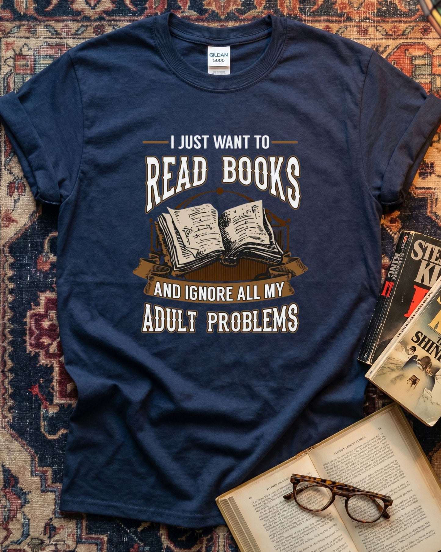 Ignore Adult Problems Reading T-shirt
