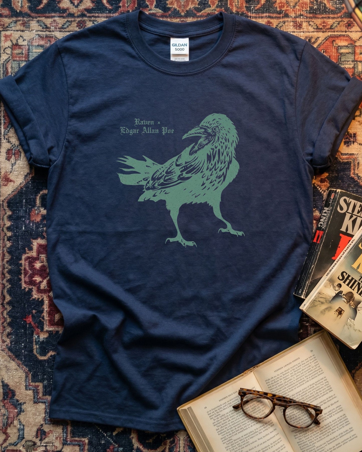 Edgar Allan Poe Raven T-shirt