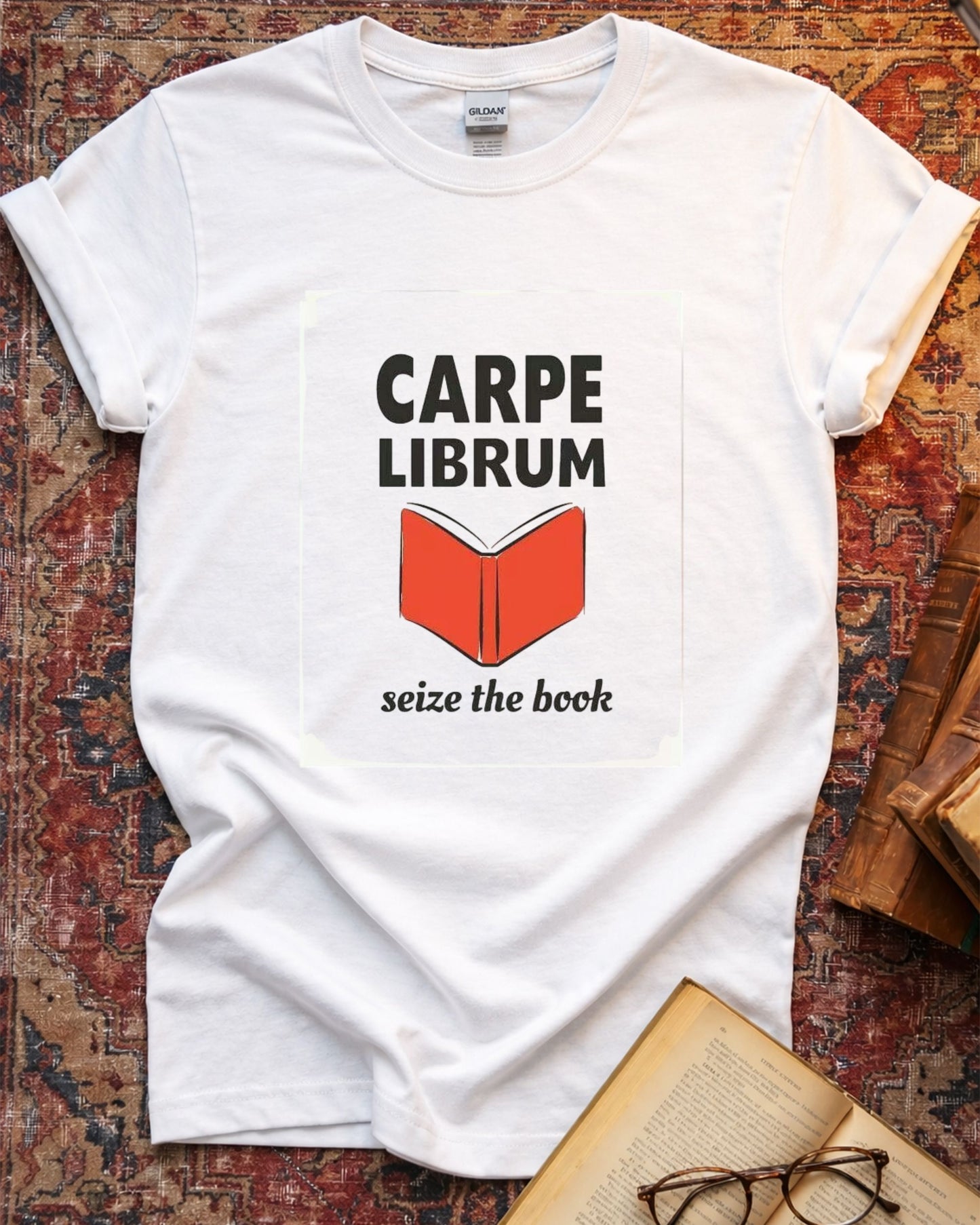 Carpe Librum Seize Reading T-shirt