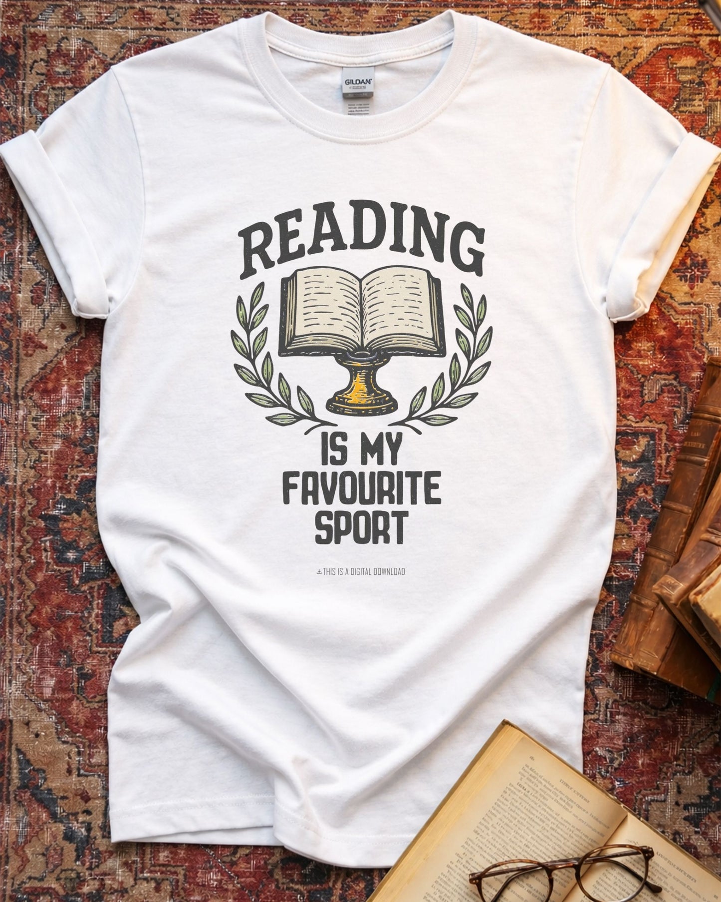 Favorite Sport Reading T-shirt