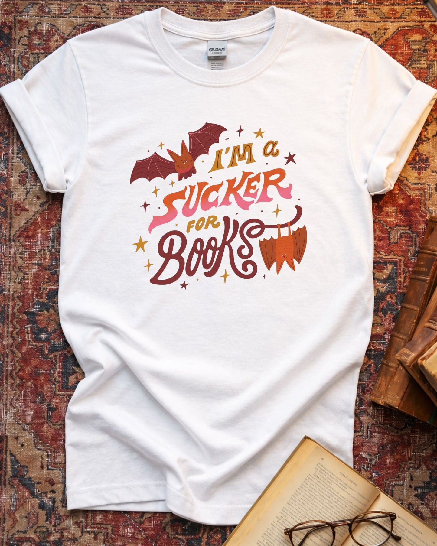 Sucker For Books Reader T-shirt